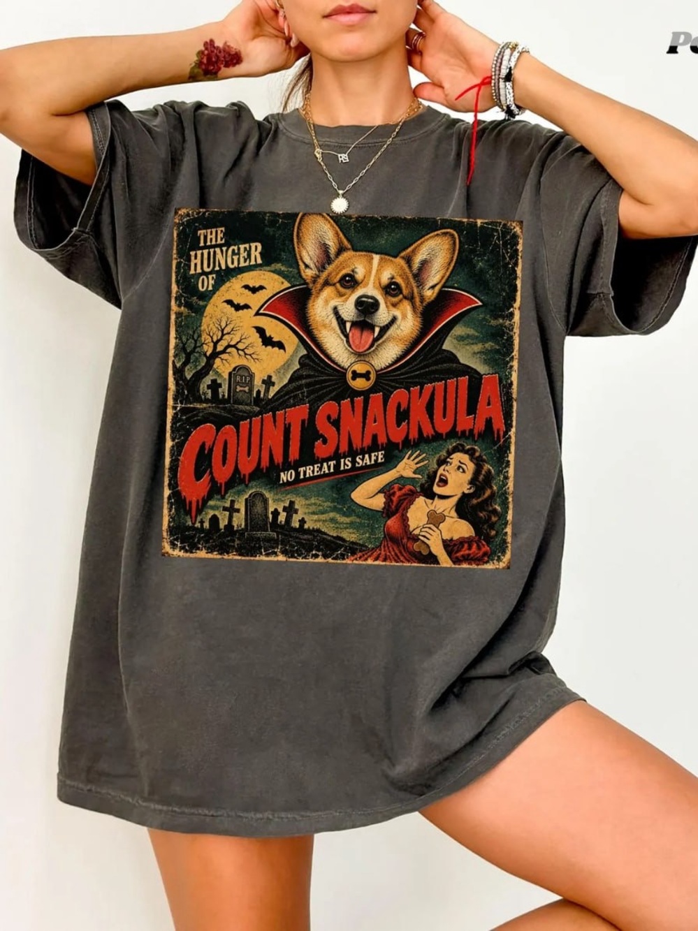 Comfort Colors Pepper "Count Snackula" Graphic Tee